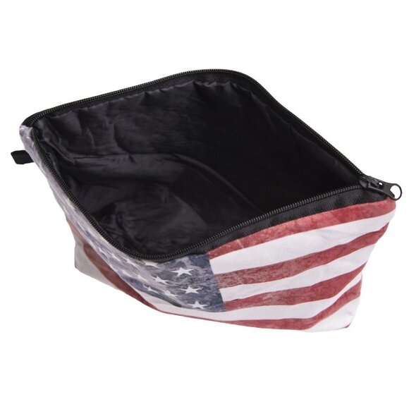 Flag Zipper Design Portable Storage Bag - Picture 4 of 6